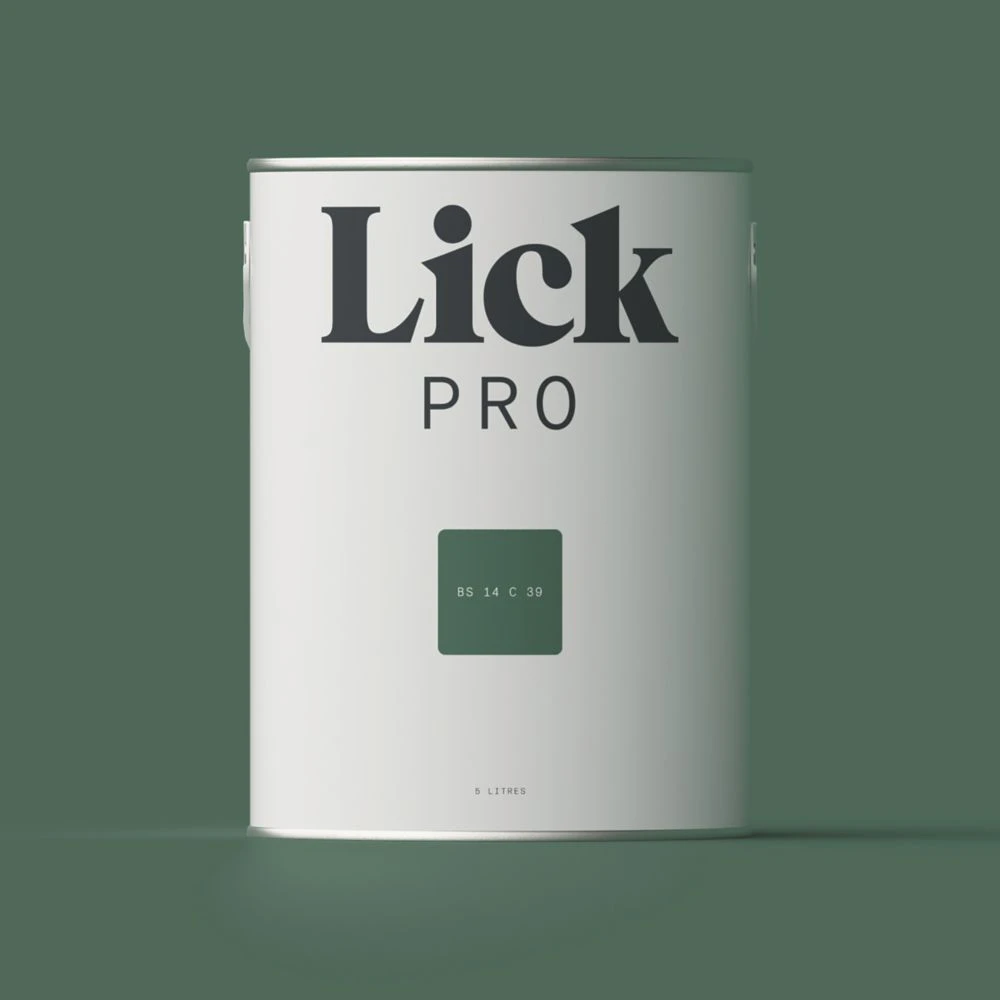 LickPro Matt Green BS 14 C 39 Emulsion Paint 5Ltr