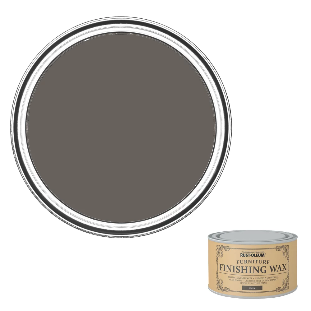 Rust-oleum Universal Furniture Finishing Wax Matt Dark Brown 400ml 4 Rust-oleum Universal Furniture Finishing Wax Matt Dark Brown 400ml - Image 2