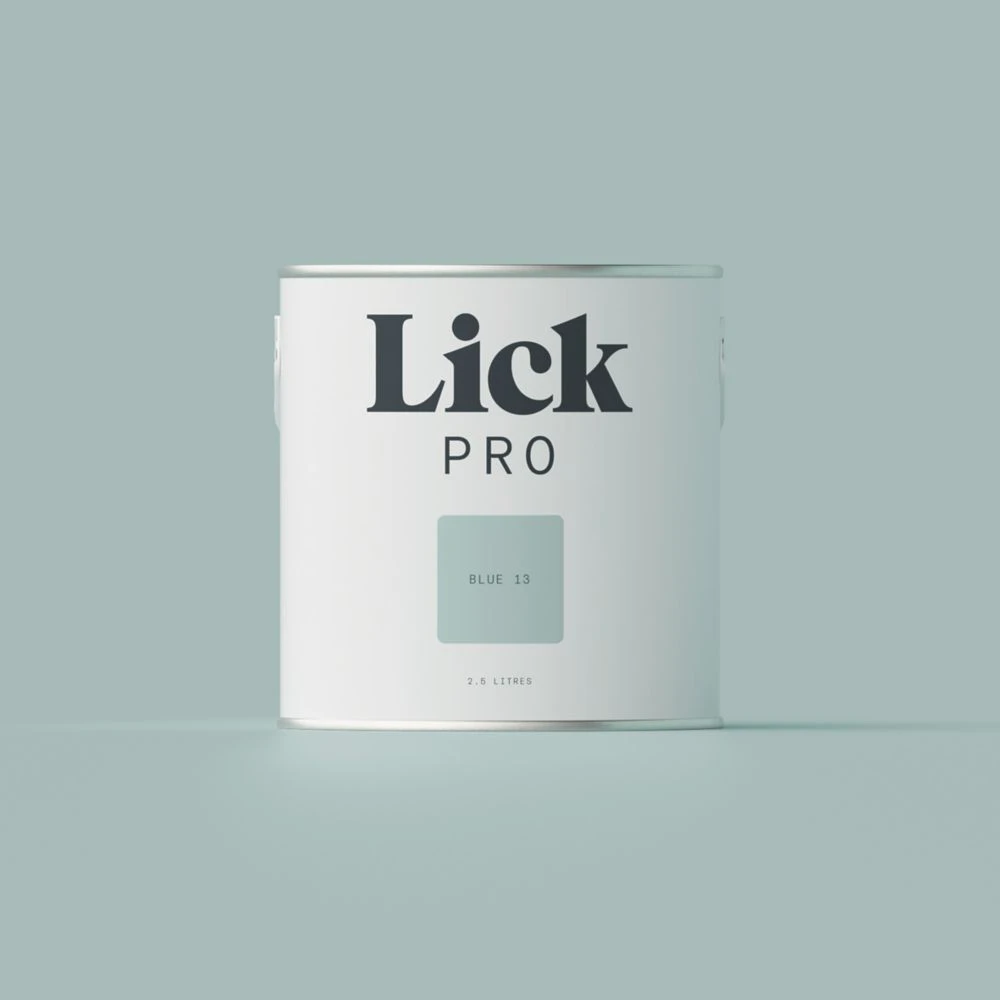 LickPro Matt Blue 13 Emulsion Paint 2.5Ltr