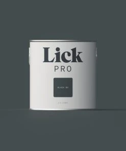 LickPro Eggshell Black 04 Emulsion Paint 2.5Ltr