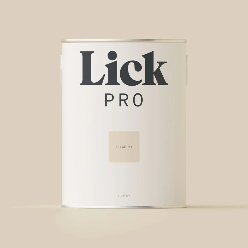 LickPro Matt Beige 01 Emulsion Paint 5Ltr
