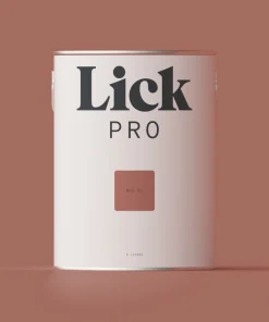 LickPro Eggshell Red 01 Emulsion Paint 5Ltr