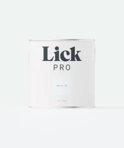 LickPro Matt White 09 Emulsion Paint 2.5Ltr