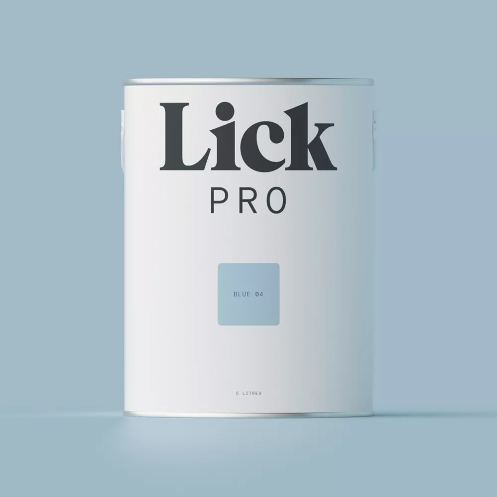LickPro Matt Blue 04 Emulsion Paint 5Ltr
