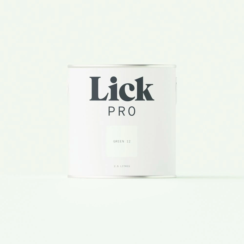 LickPro Eggshell Green 12 Emulsion Paint 2.5Ltr 3 LickPro Eggshell Green 12 Emulsion Paint 2.5Ltr