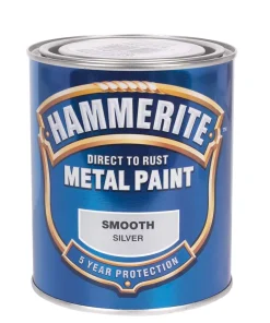 Hammerite Smooth Smooth Metal Paint Silver 750ml