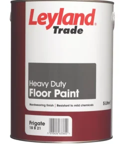 Leyland Trade Heavy Duty Floor Paint Frigate Grey 5Ltr