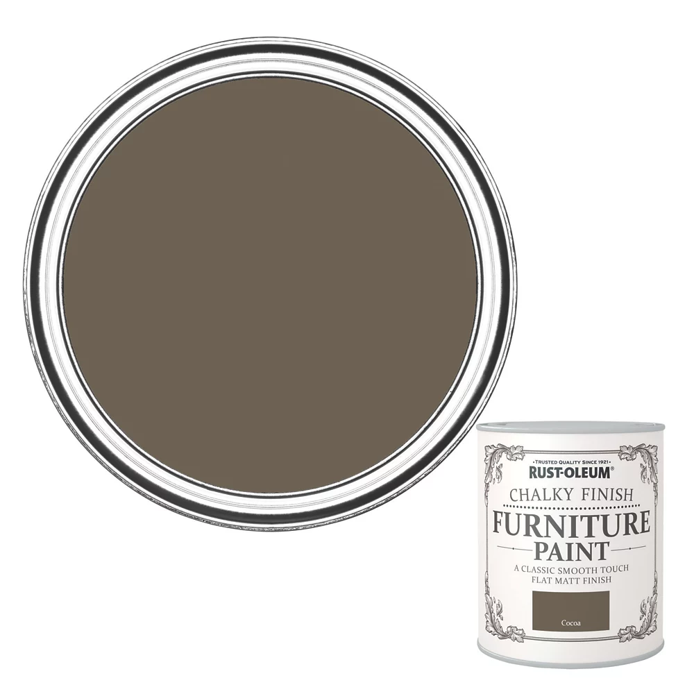 Rust-oleum Universal Furniture Paint Chalky Cocoa Brown 750ml 4 Rust-oleum Universal Furniture Paint Chalky Cocoa Brown 750ml - Image 2