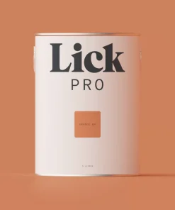 LickPro Eggshell Orange 04 Emulsion Paint 5Ltr