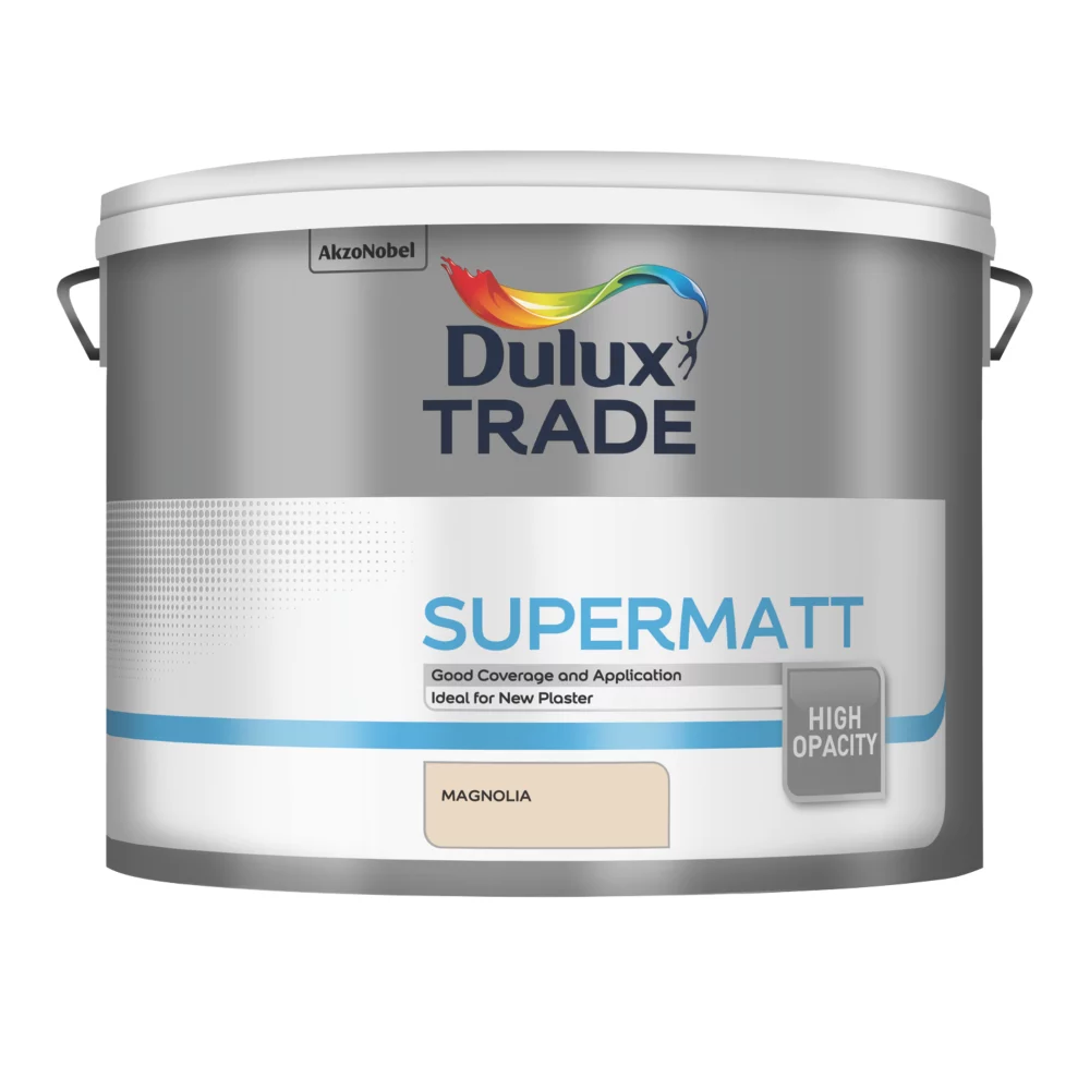 Dulux Trade Matt Magnolia Emulsion Paint 10Ltr