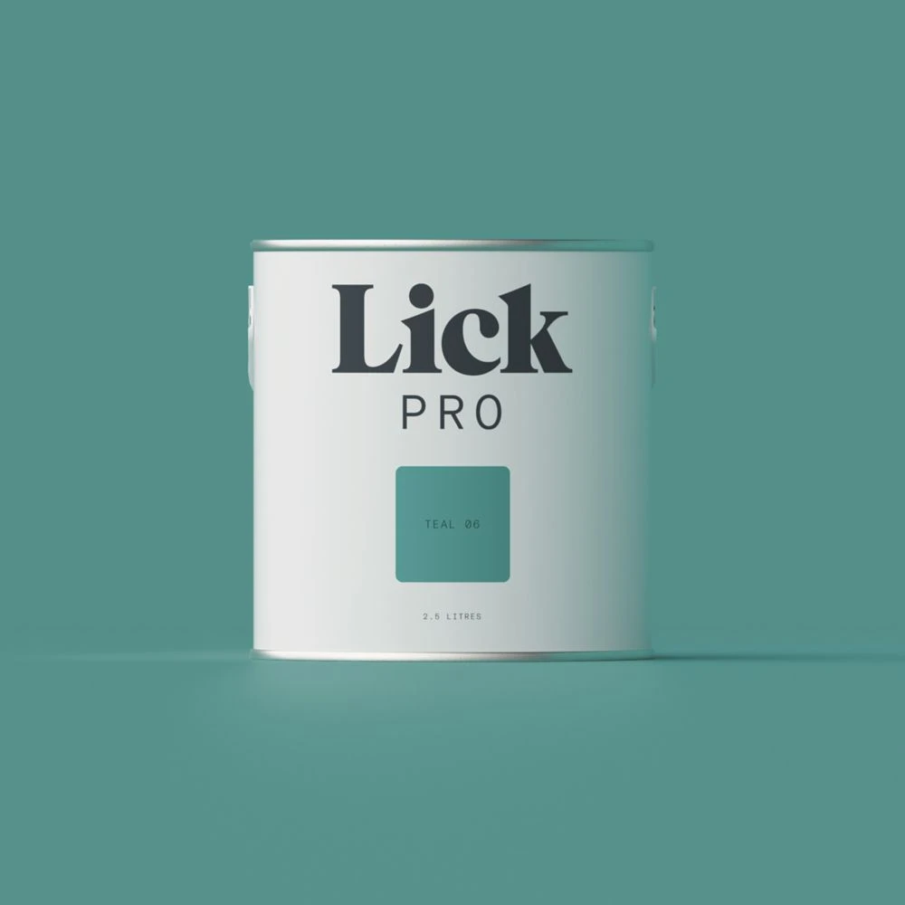 LickPro Eggshell Teal 06 Emulsion Paint 2.5Ltr