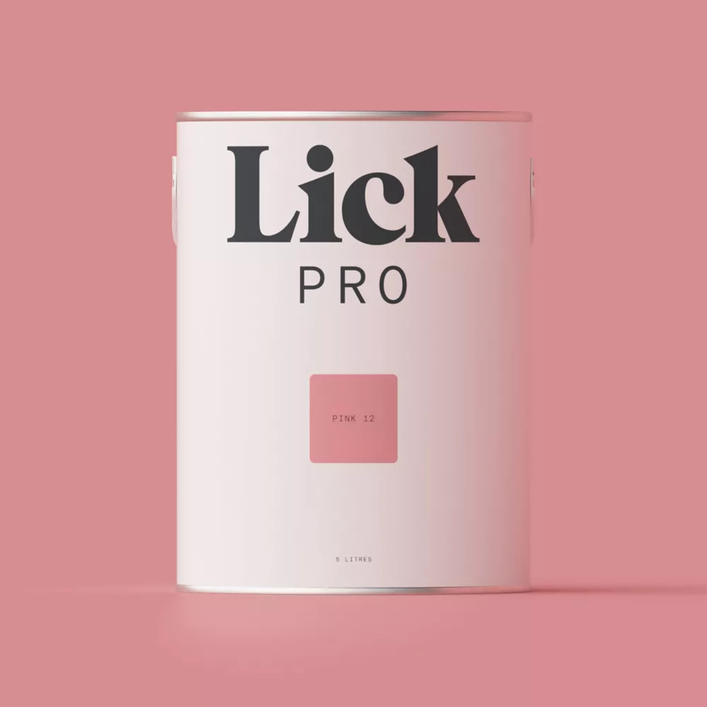 LickPro Matt Pink 12 Emulsion Paint 5Ltr 3 LickPro Matt Pink 12 Emulsion Paint 5Ltr