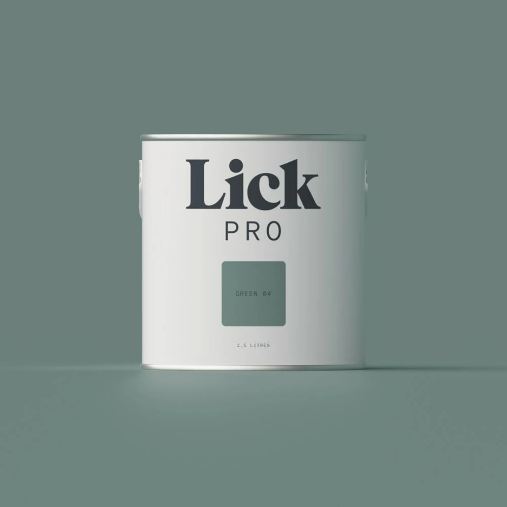 LickPro Eggshell Green 04 Emulsion Paint 2.5Ltr