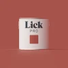 LickPro Eggshell Red 02 Emulsion Paint 2.5Ltr