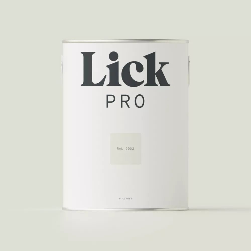 LickPro Matt Grey RAL 9002 Emulsion Paint 5Ltr