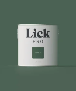 LickPro Matt Green 20 Emulsion Paint 2.5Ltr