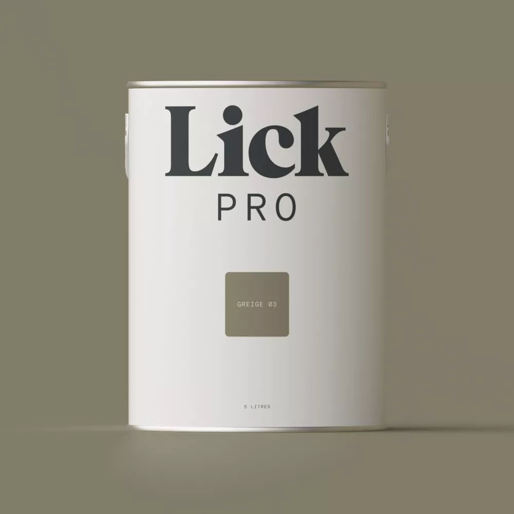 LickPro Matt Greige 03 Emulsion Paint 5Ltr